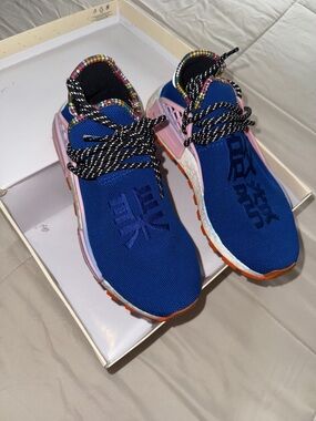 adidas Women's Blue Pink Multicolor Sneakers
